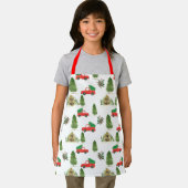 All-over Print Schort Red Car Holiday Pattern (Insitu)