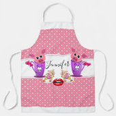 All Over Print Schort Roze Varkenshart (Voorkant)