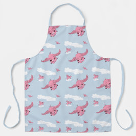 All-Over Print Schort voor vliegende varkens