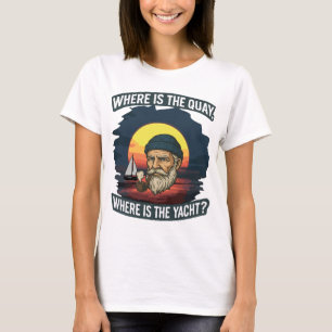All-Over Print Schort Waar is de kade, waar is de T-shirt