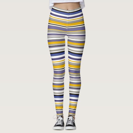 All-over print Striped Leggings (Voorkant)