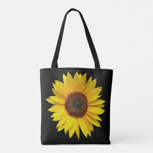 All-Over Print Sunflower Canvas tas (Achterkant)
