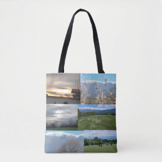 All-Over-Print Tote, Schoudertas Draagtas