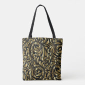 All-over Tas - Drama in Black en Gold (Achterkant)
