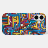 All Paths Go There-Hand Painted Abstract Art Case-Mate iPhone Case (Achterkant (horizontaal))