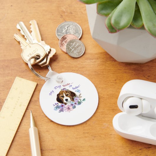 All Purpose Every day use for Dog Lovers Sleutelhanger (Bureau)