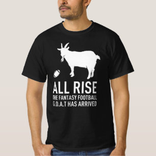 All Rise Fantasy Football GOAT - League Champion T-shirt