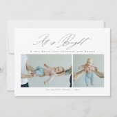 All Script is de eerste kerstfoto van Bright Baby Feestdagenkaart (Voorkant)
