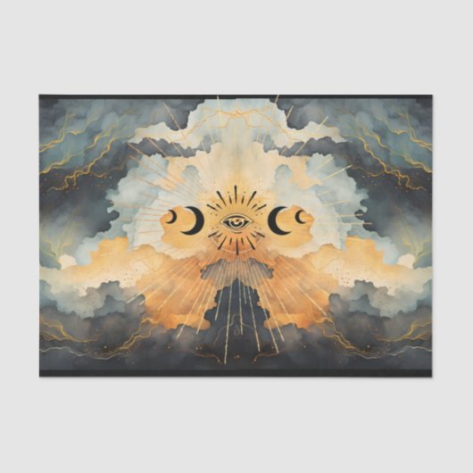 All seeing eye tissuepapier (Voorkant)