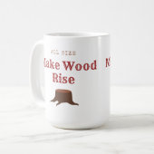 All size Make Wood Rise Koffiemok (Voorkant links)