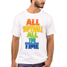 All Softball All the Time Vetement met opvallende