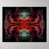 "All Souls 2" Psychedelic Abstract Visionary Art Poster (Voorkant)