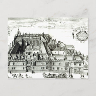 All Souls College, Oxford University, 1675 Briefkaart