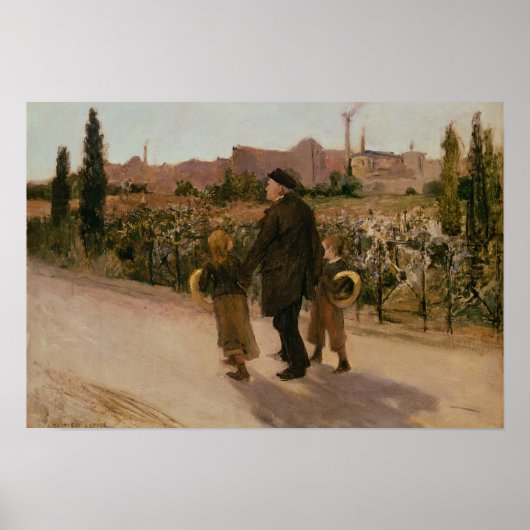 All Souls' Day, c.1882 Poster (Voorkant)