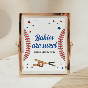 All Star Baseball Baby shower Baby's zijn zoet Poster