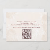  All Star Baseball Birthday Eenvoudige QR-code Kaart (Achterkant)