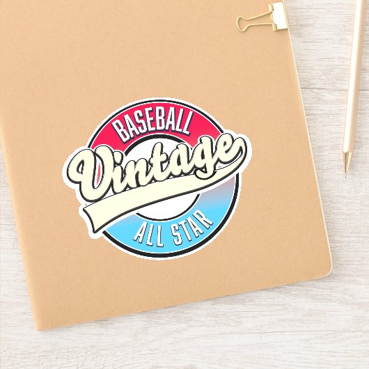 All Star Baseball logo Sticker (Notitieboek)
