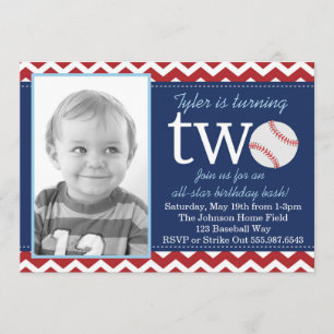 All-Star Baseball Uitnodiging