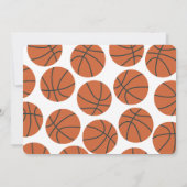 All-Star Basketbal Eerste Verjaardagsuitnodiging Kaart (Achterkant)