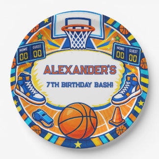 All Star Basketbal Feest Papieren Bordje