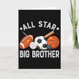 All Star Big Brother Van De Verjaardag Sketll Voet Kaart
