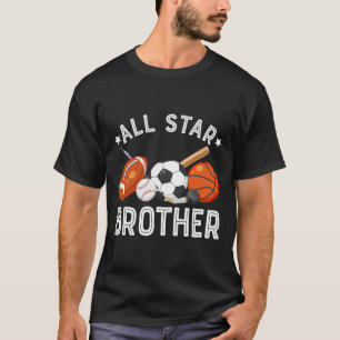 All Star Broer Van De Verjaardag Jongen Sketll Voe T-shirt