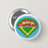 All-Star Catcher Ronde Button 5,7 Cm (Voorkant /achterkant)