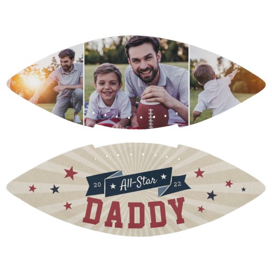 All Star Dad Custom Photo American Football (Panelen)