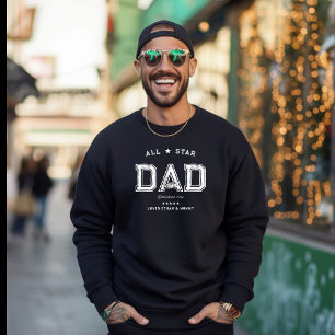 All Star Dad   Happy Vaderdag Sweatshirt