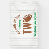 All-Star Football 2e verjaardag Spandoek (Verticaal)