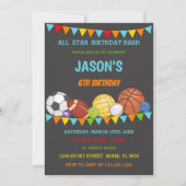All-Star Game Day Party Kaart voor kinderen (Voorkant)