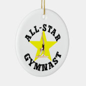 All-Star Gymnast Keramisch Ornament (Rechts)