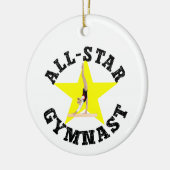 All-Star Gymnast Keramisch Ornament (Links)
