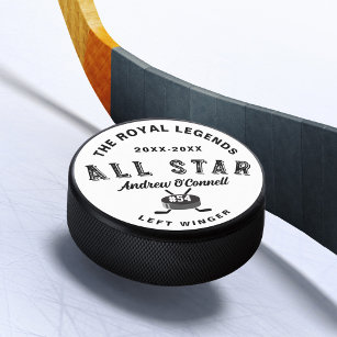 All-Star Hockey League Speler Naam Nummer Positie Hockey Puck