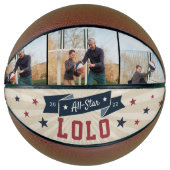 All-Star Lolo Custom Photo Grandpa Basketbal (Voorkant)
