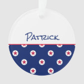 All Star NAME Sports Team Red White Blue Awards (devant)