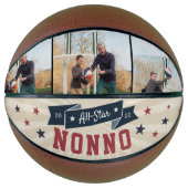 All-Star Nonno Custom Photo Grandpa Basketbal (Voorkant)