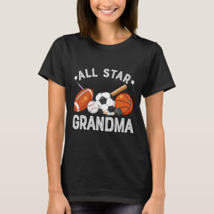 All Star Oma Van De Verjaardagsjongen Sketll Voetb T-shirt