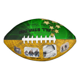 All Star Papa Groen en Goud Basketbal American Football