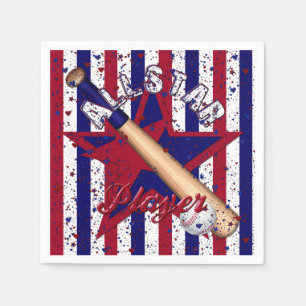 All-Star Player, alle spelers-Striped Papierluiers Servet