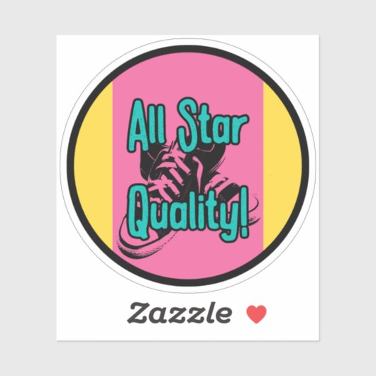 All Star Quality Sticker (Vel)