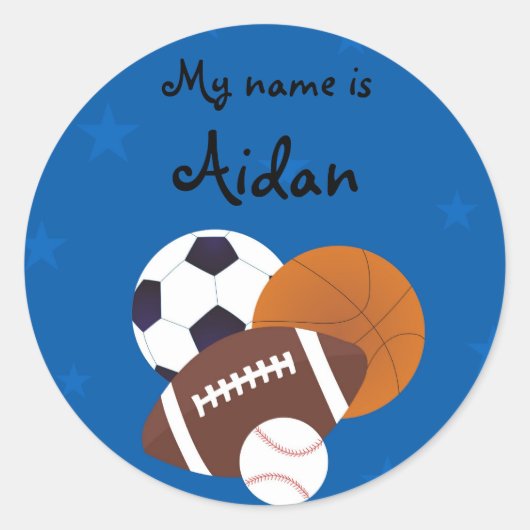All-Star Ronde Sticker (Voorkant)