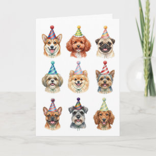 All Star Schattige Kleine Honden Aangepaste Tekst Kaart