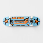 All Star Skaters JOUW NAAM gepersonaliseerd Skateboard (Horizontaal)