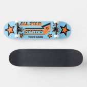 All Star Skaters JOUW NAAM gepersonaliseerd Skateboard (Horizontaal)