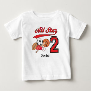 All Star Sports 2e anniversaire Baby T-shirt
