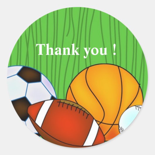 All star Sports - Autocollants ronds - PMP (Devant)