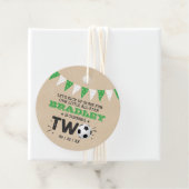 All-star Voetbal 2e Verjaardag Bedankjes Labels (In situ)