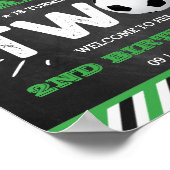 All-star Voetbal 2e Verjaardag Welkom Poster (Hoek)