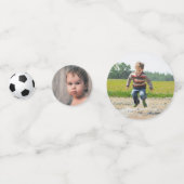 All-star Voetbal 2e Verjaardagsfeestfoto Confetti (Achterkanten)